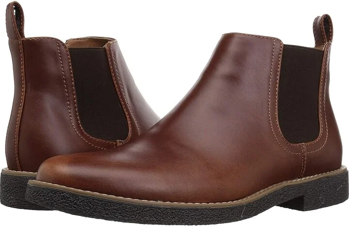 Deer Stags Rockland Men's Shoes Redwood/Dark Brown : 8 M (D), Synthetic