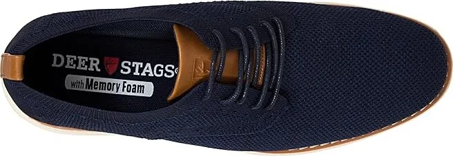 Deer Stags Select Men's Lace Up Wing Tip Shoes Navy : 10.5 M, Mesh - Image 2