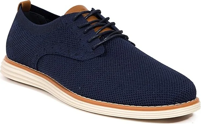 Deer Stags Select Men's Lace Up Wing Tip Shoes Navy : 10.5 M, Mesh