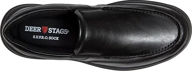 Deer Stags Spartan Men's Lace Up Wing Tip Shoes Black : 15 M, Leather/Polyester - Image 2