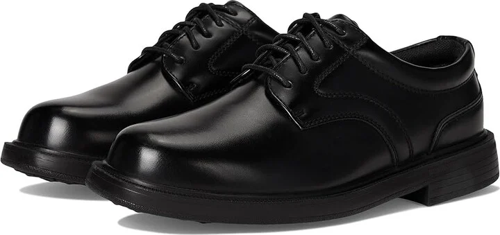 Deer Stags Times Comfort Oxford Men's Dress Flat Shoes Black : 8 W (3E), Leather/Synthetic
