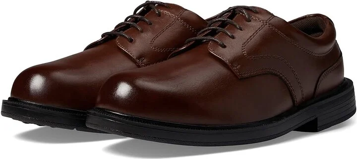 Deer Stags Times Comfort Oxford Men's Dress Flat Shoes Brown 2 : 8.5 M (D), Leather/Synthetic
