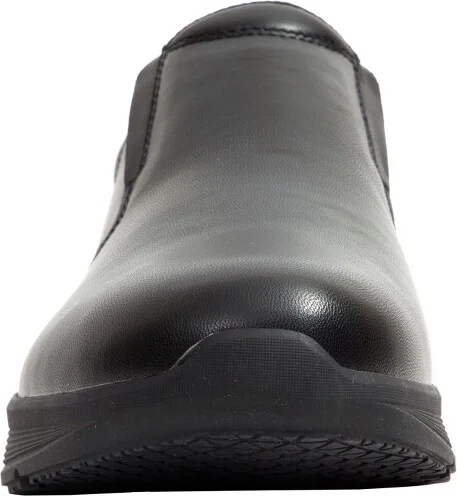 Deer Stags Valdez Mens Slip-Resistant Workwear Slip-On - Black - 10.5 Medium - Image 2
