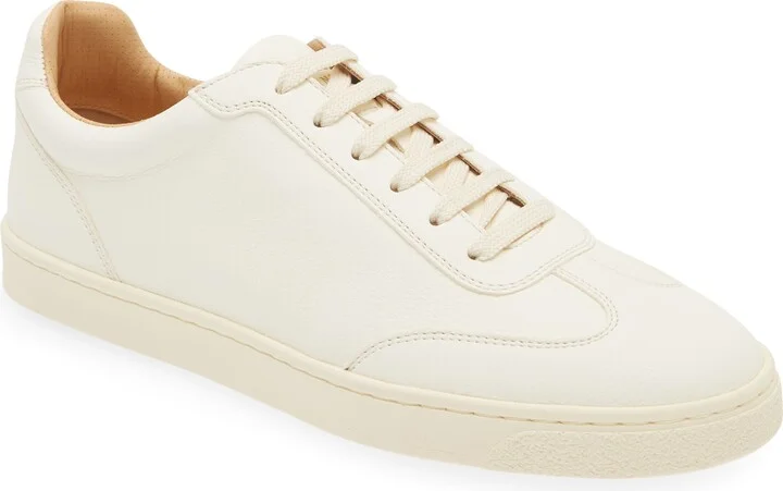 Deerskin Leather Low Top Sneaker