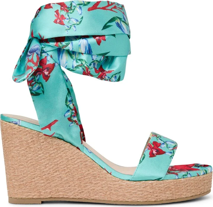 Deirdre Ankle Wrap Wedge Sandal - Image 3