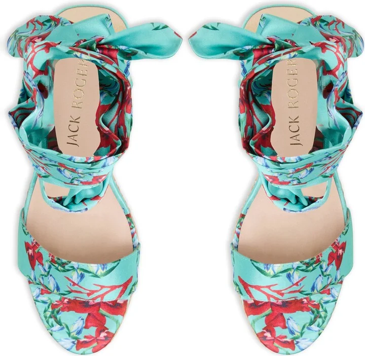 Deirdre Ankle Wrap Wedge Sandal - Image 4