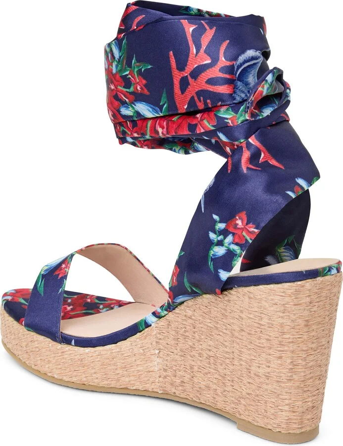 Deirdre Ankle Wrap Wedge Sandal - Image 8