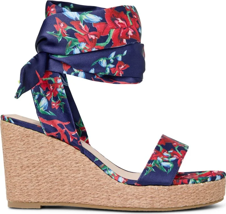 Deirdre Ankle Wrap Wedge Sandal - Image 9
