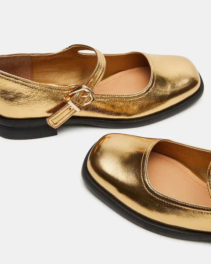 Delancy Gold Leather - Image 3
