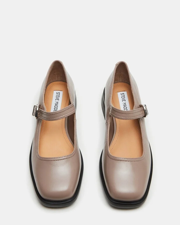 Delancy Taupe Leather - Image 4