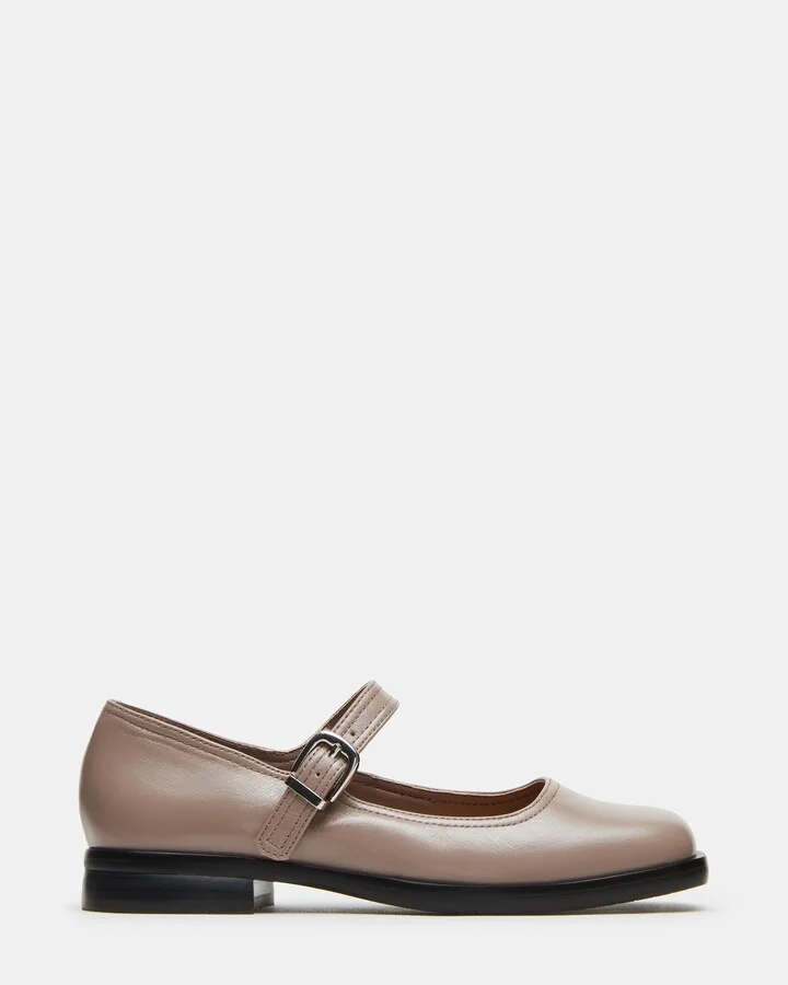 Delancy Taupe Leather