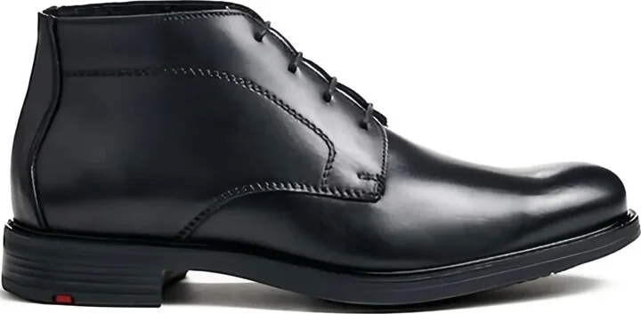 Delaware lace-up leather boots