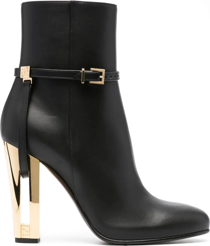 Delfina 105mm leather boots