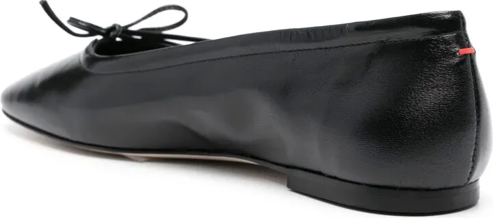 Delfina leather ballerina shoes - Image 3