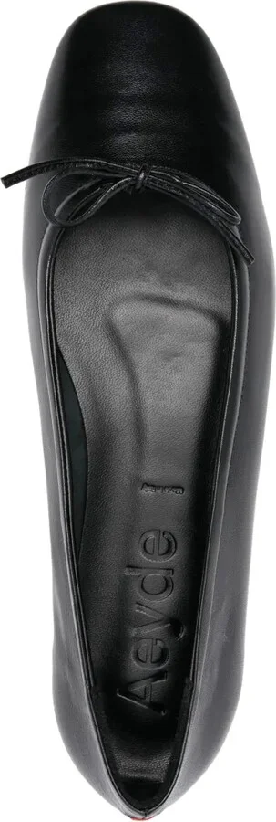 Delfina leather ballerina shoes - Image 4
