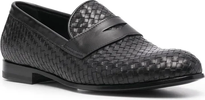 Delfina woven leather loafers - Image 2