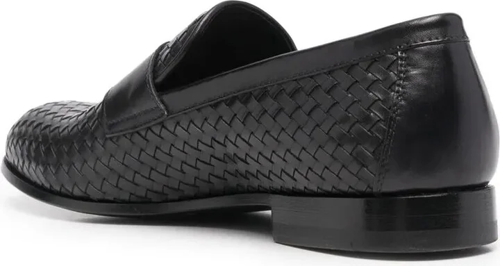 Delfina woven leather loafers - Image 3