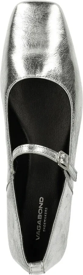Delia buckle-strap square-toe ballet flats - Image 3