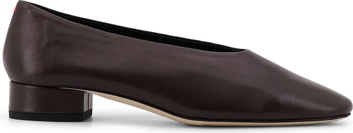 Delia Leather Ballerinas