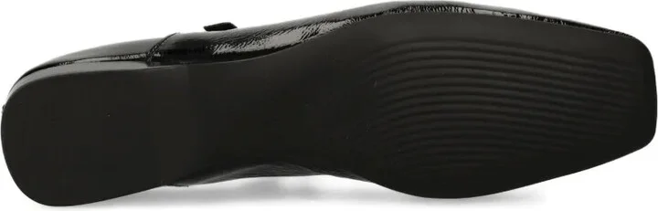 Delia patent-leather buckled ballet flats - Image 4