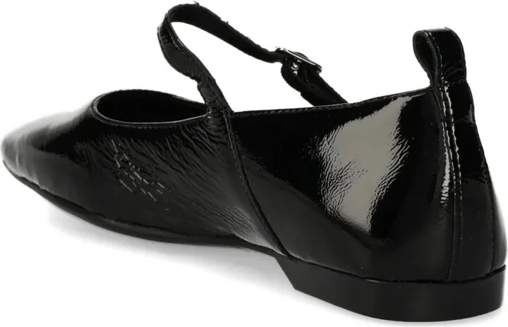 Delia patent-leather buckled ballet flats - Image 5