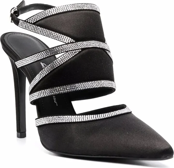 Delianne crystal-embellished slingback 105mm pumps - Image 2