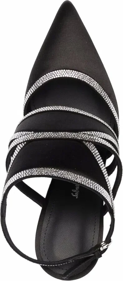 Delianne crystal-embellished slingback 105mm pumps - Image 4