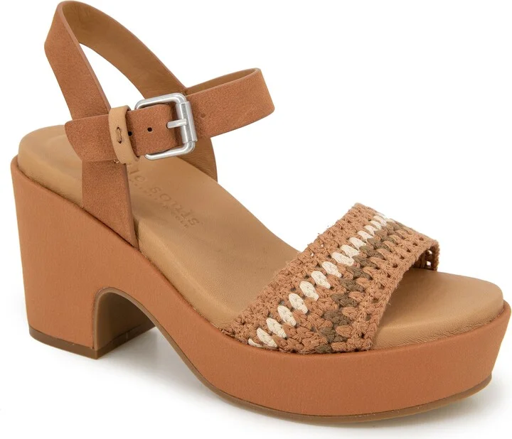 Delilah Ankle Strap Platform Sandal