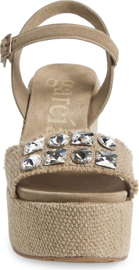 Delina Ankle Strap Platform Wedge Sandal - Image 4