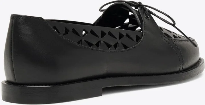 Delirium Laser Cut Leather Loafers - Image 2
