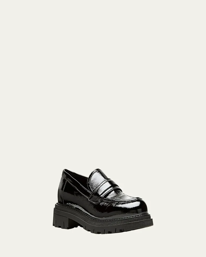 Della Leather Slip-On Loafers - Image 2
