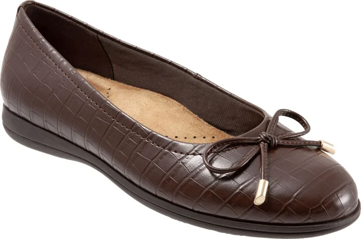 Brown Crocodile Print