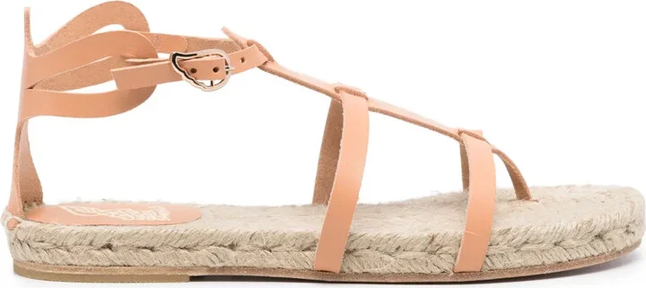 Delos leather espadrilles