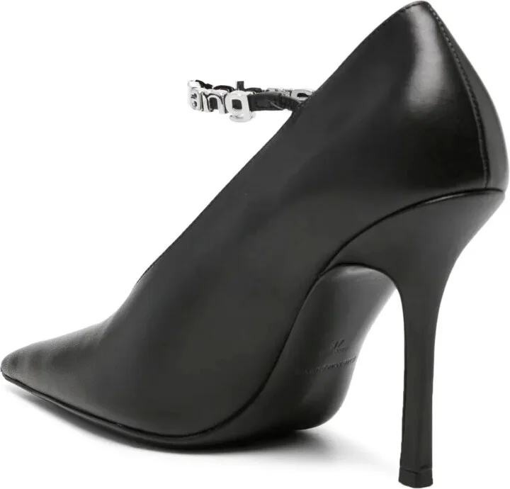 Delphine 105mm logo-lettering pumps - Image 3