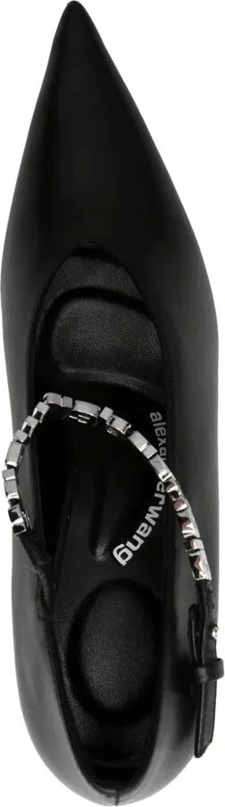Delphine 105mm logo-lettering pumps - Image 4