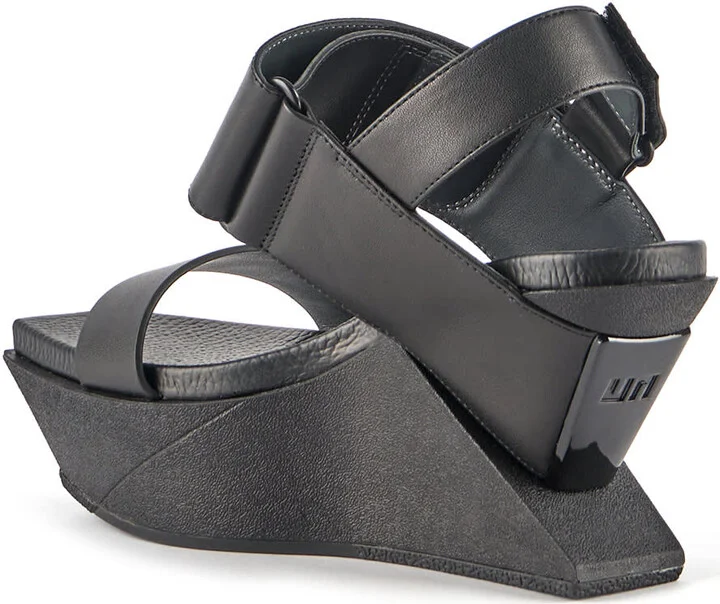 Delta Wedge Sandal Black - Image 5