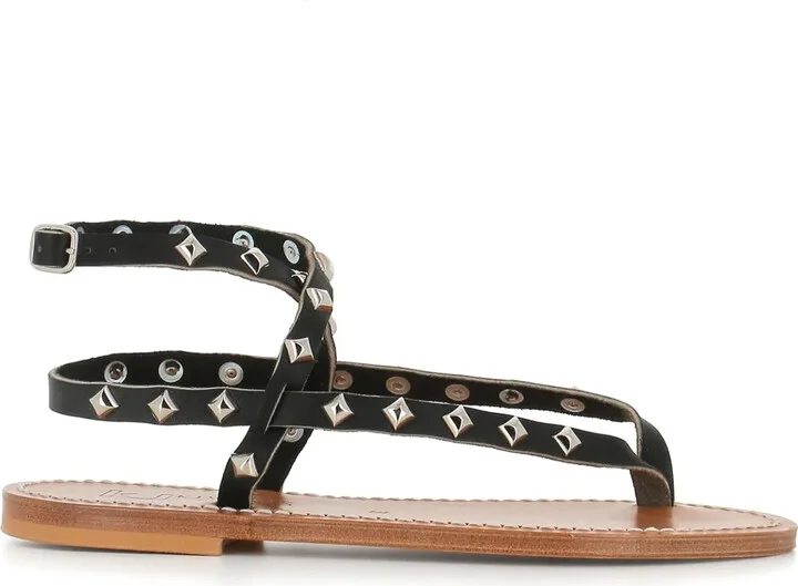 Deltapyr stud-embellished flat sandals