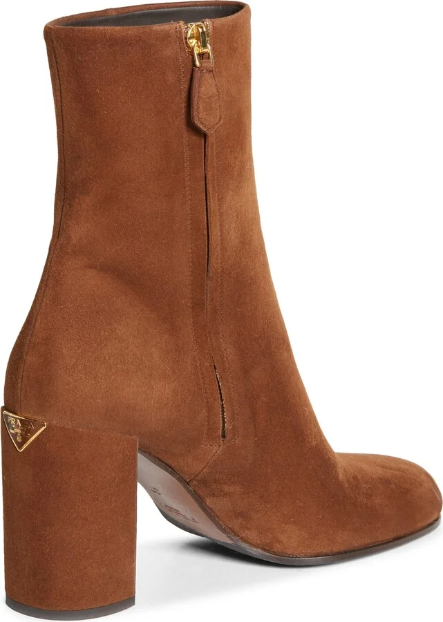 Demi Block Heel Suede Bootie - Image 2