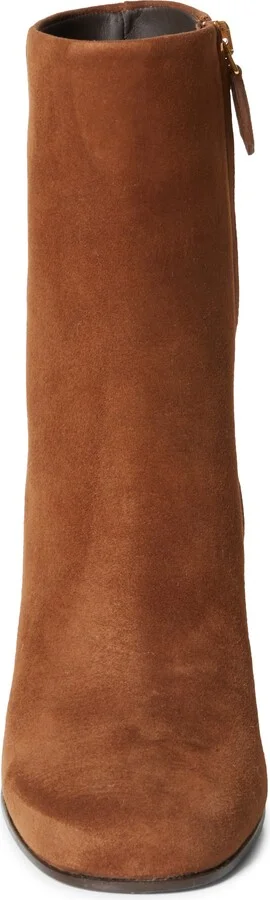 Demi Block Heel Suede Bootie - Image 4
