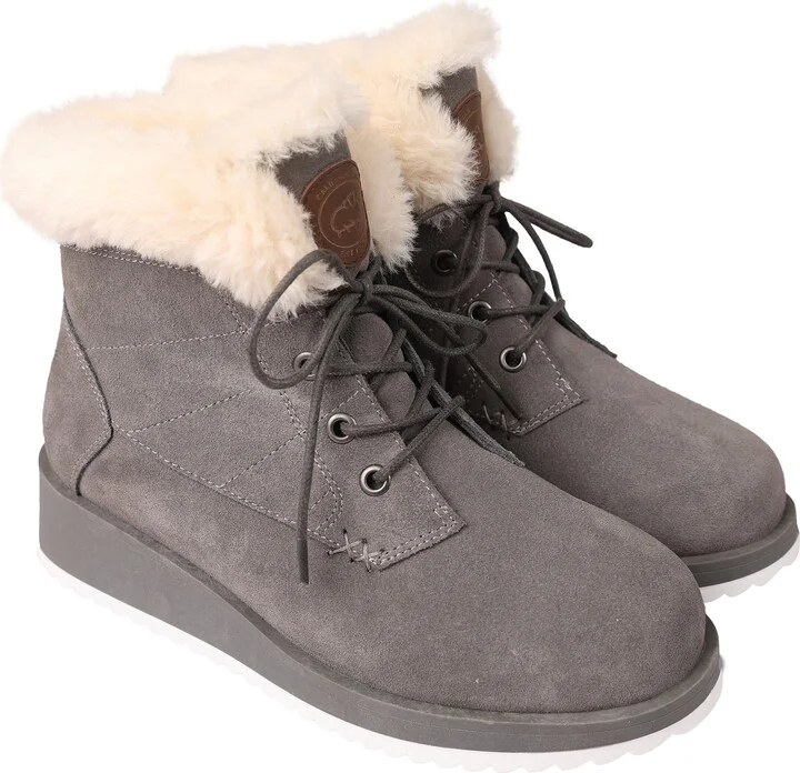 Demi Faux Shearling Wedge Bootie - Image 10