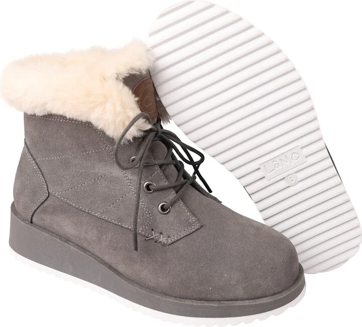 Demi Faux Shearling Wedge Bootie - Image 11