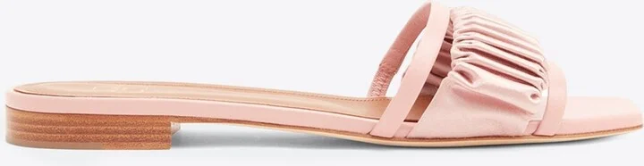 Demi Leather Flat Sandals