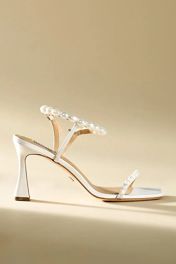 Demi Pearl Ankle-Strap Heels