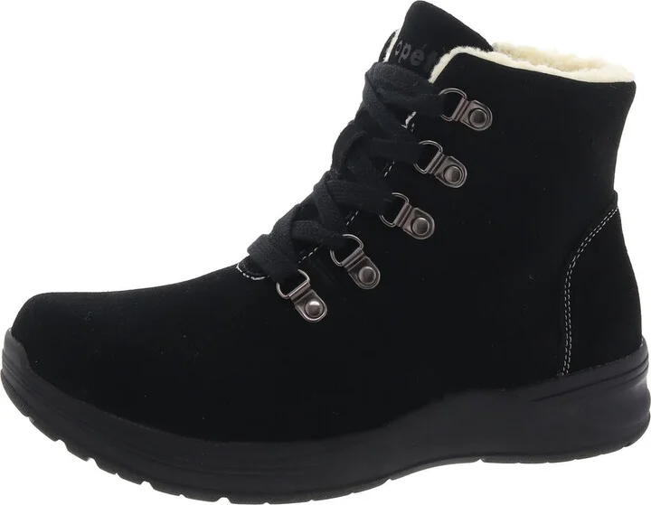 Demi Womens Suede Sherpa Lined Winter & Snow Boots