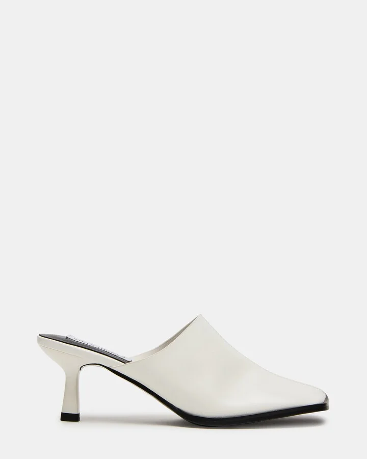 Dempsey White Leather