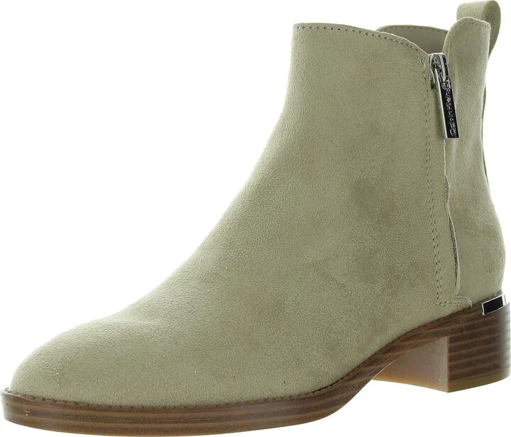 Deniece 3 Womens Zipper Almond Toe Ankle Boots