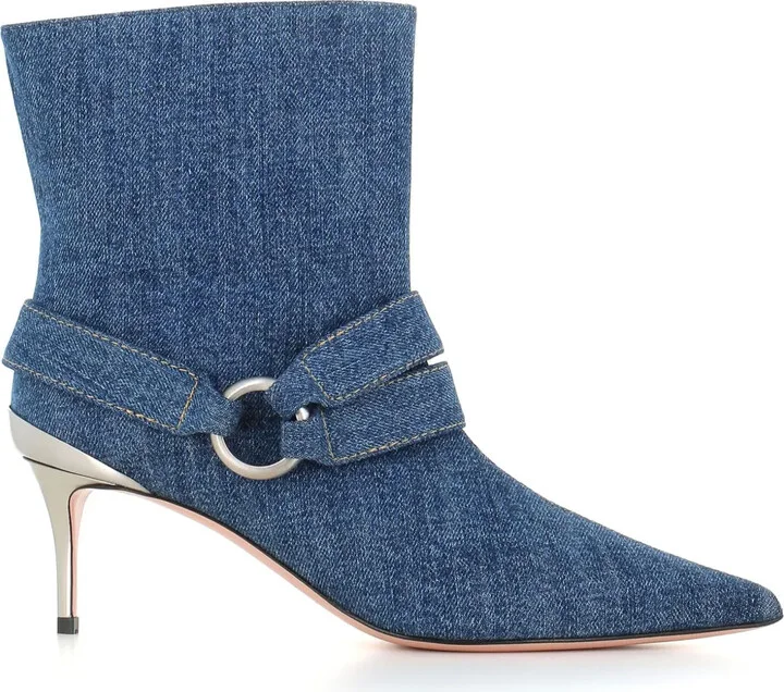 Denim Ankle Boots