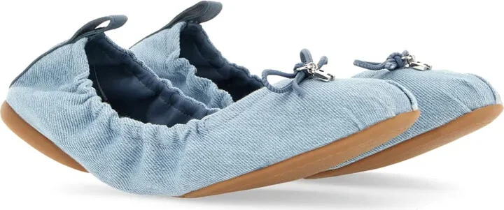 Denim Ballerina Shoes - Image 2