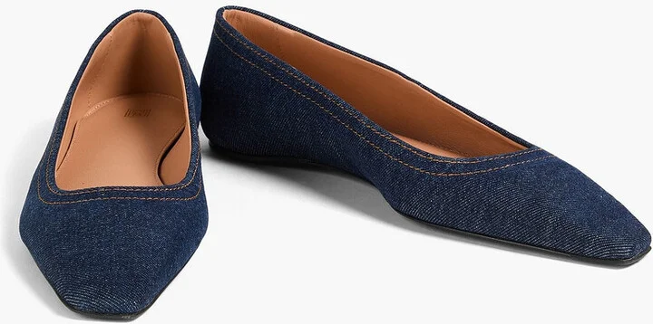 Denim ballet flats - Image 2