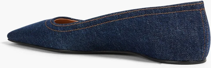 Denim ballet flats - Image 3